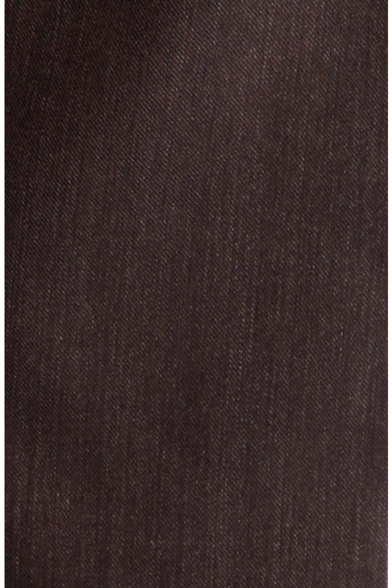 Waverly Single Pleat Tapered Cotton & Linen Trousers, Alternate, color, BROWN