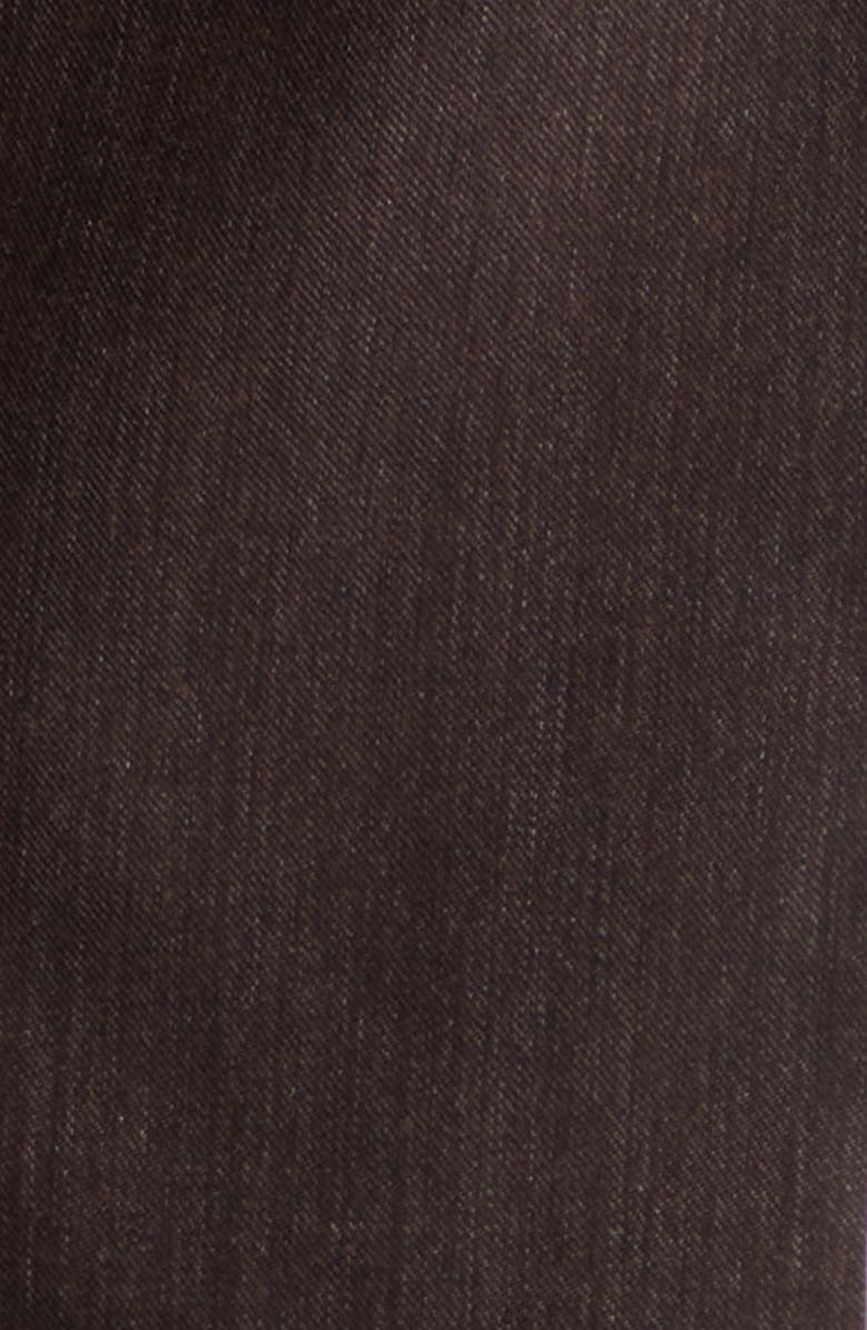 J. Mueser Waverly Single Pleat Tapered Cotton & Linen Trousers, Alternate, color, Brown