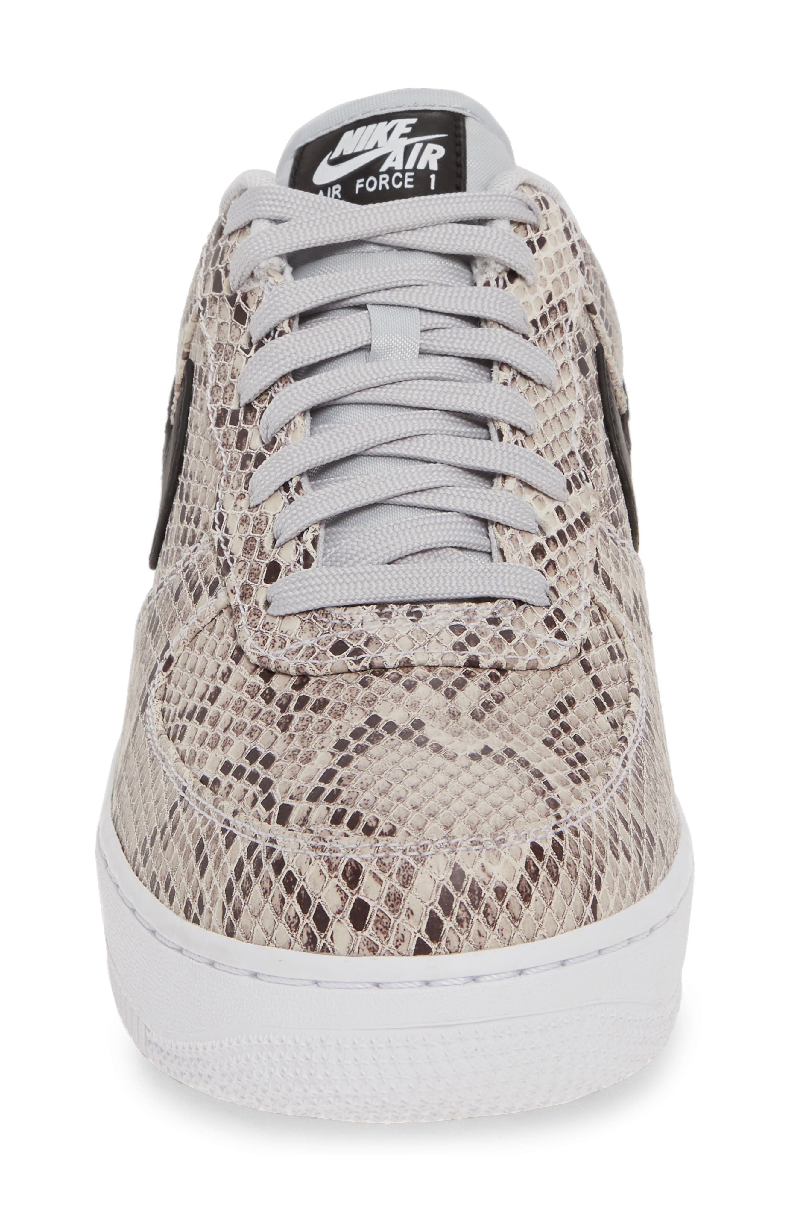 Air Force 1 '07 Premium Sneaker, Alternate, color, WHITE/ BLACK/ PURE PLATINUM