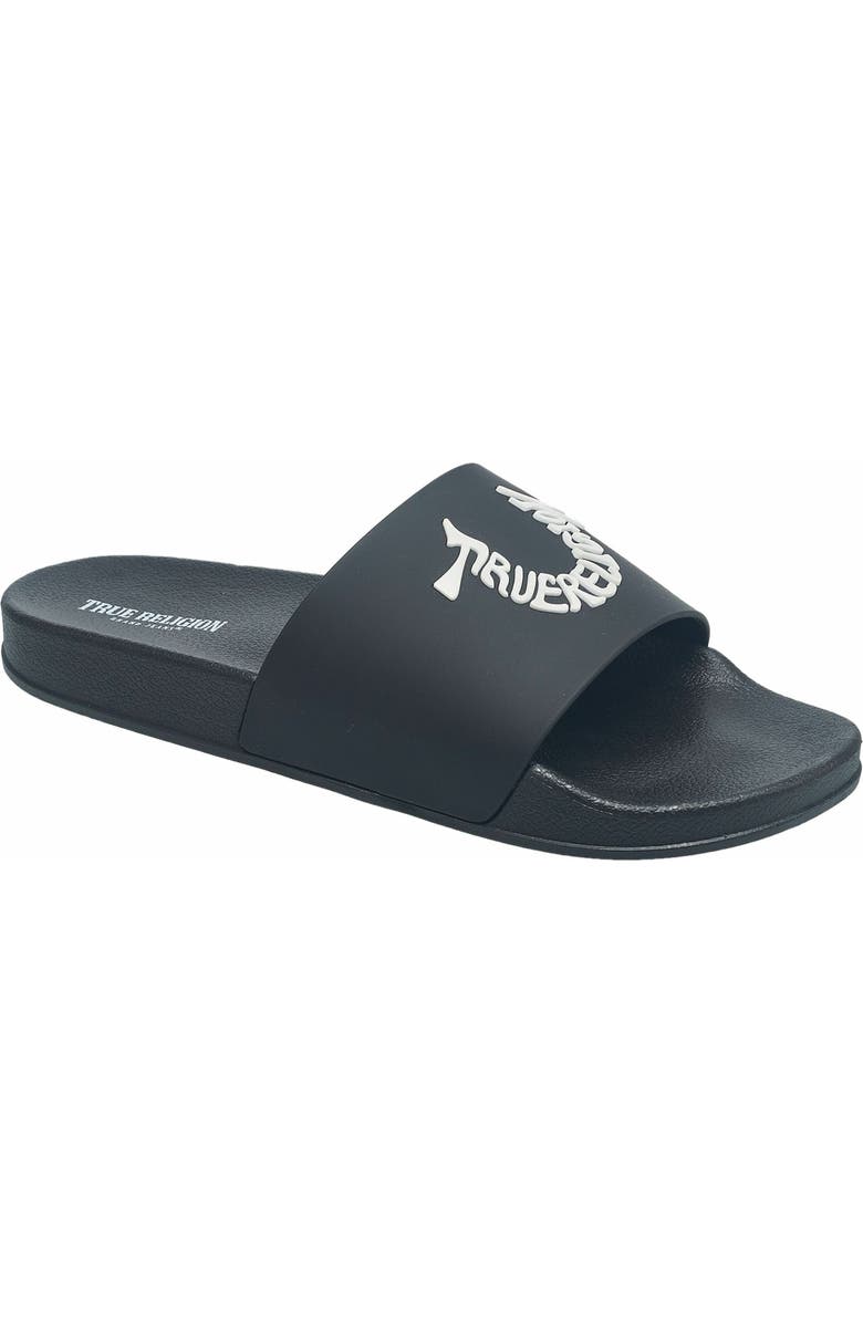 True Religion Men's TI Logo Slide, Main, color,