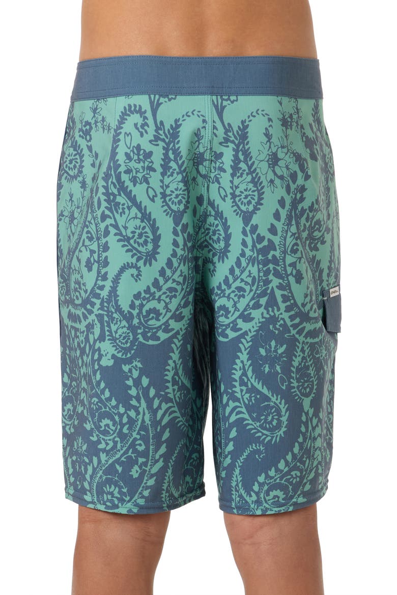 Kids' Lineup Board Shorts, Alternate, color, MALACHITE GREEN