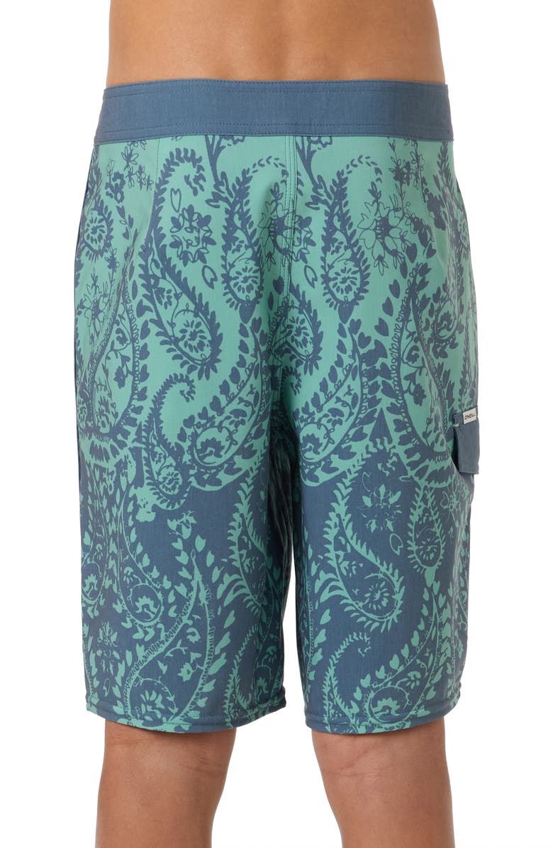 O'Neill Kids' Lineup Board Shorts, Alternate, color, Malachite Green