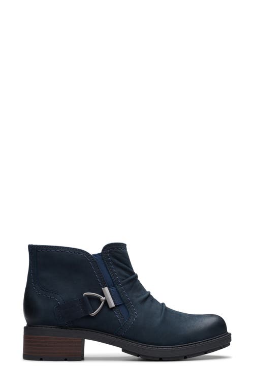 Clarks ® Hearth Clara Ankle Boot In Blue