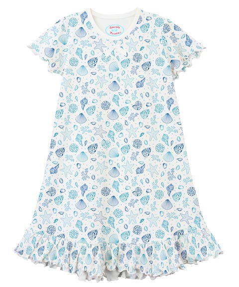 Short Sleeve Ruffle Nightgown (Toddler, Little Kid & Big Kid)