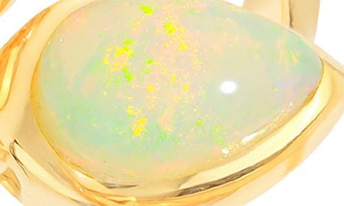 Ys Gems Gemstone Bypass Ring In Yellow