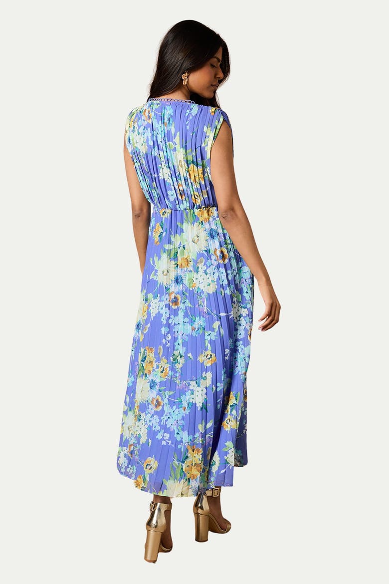 Petite Occasion Wrap Maxi Dress, Alternate, color, Blue