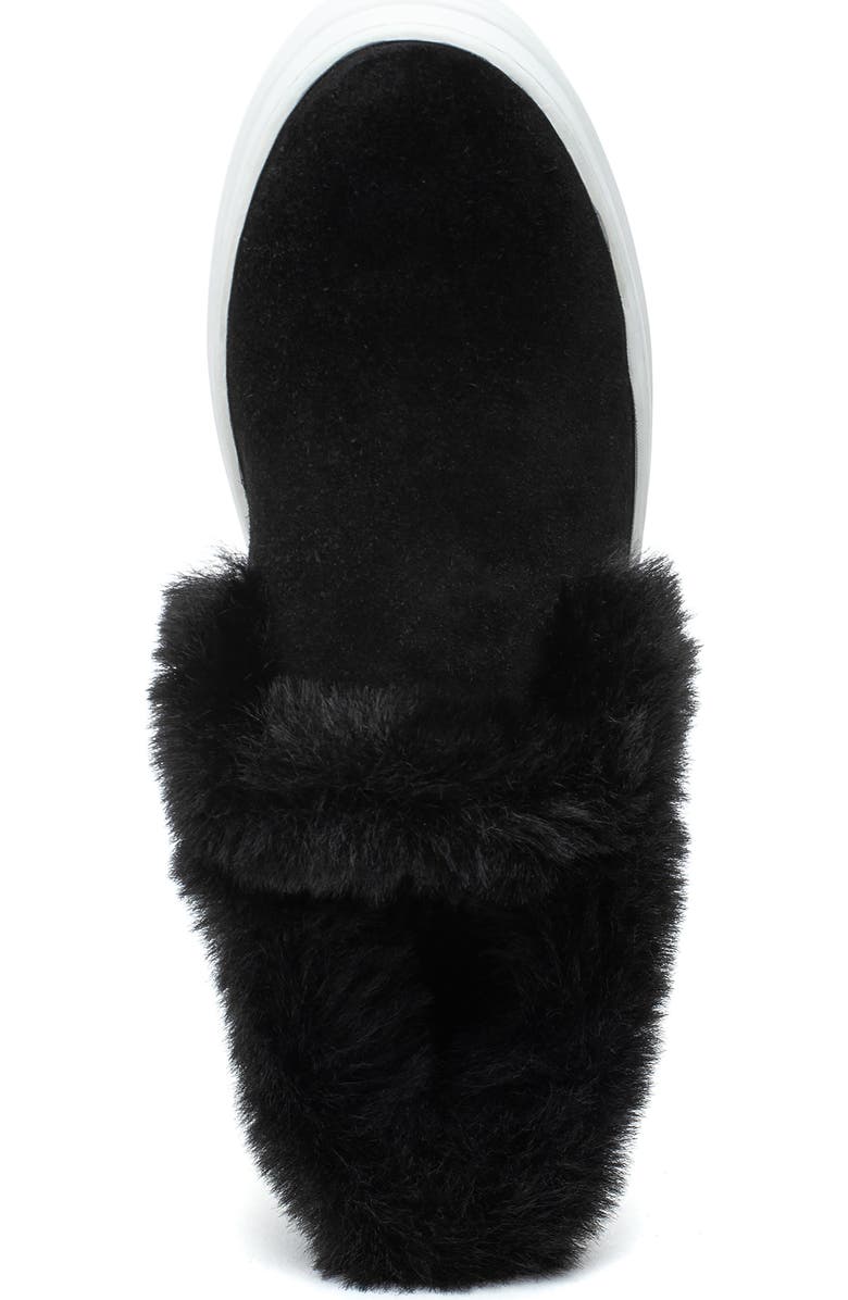 JSlides Neel Faux Fur Platform Sneaker, Alternate, color,