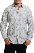Robert Graham Lagos Long Sleeve Cotton Blend Button-Shirt