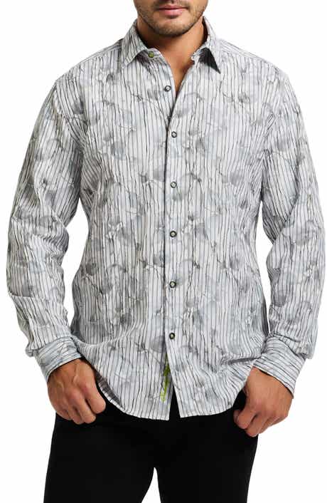 Robert Graham Lagos Long Sleeve Cotton Blend Button-Shirt
