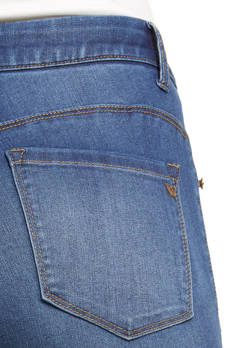 Wit & Wisdom Ab-Solution High Waist Crop Jeans, Alternate, color,