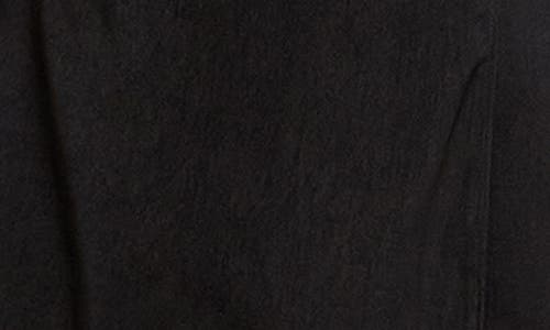 City Chic Lenna Long Sleeve Wrap Dress In Black