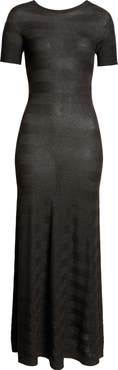 Emporio Armani Stripe Maxi Dress