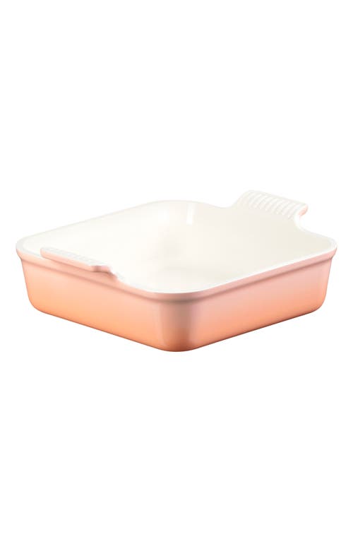 Le Creuset Heritage Square Dish With $5 Credit In Peche