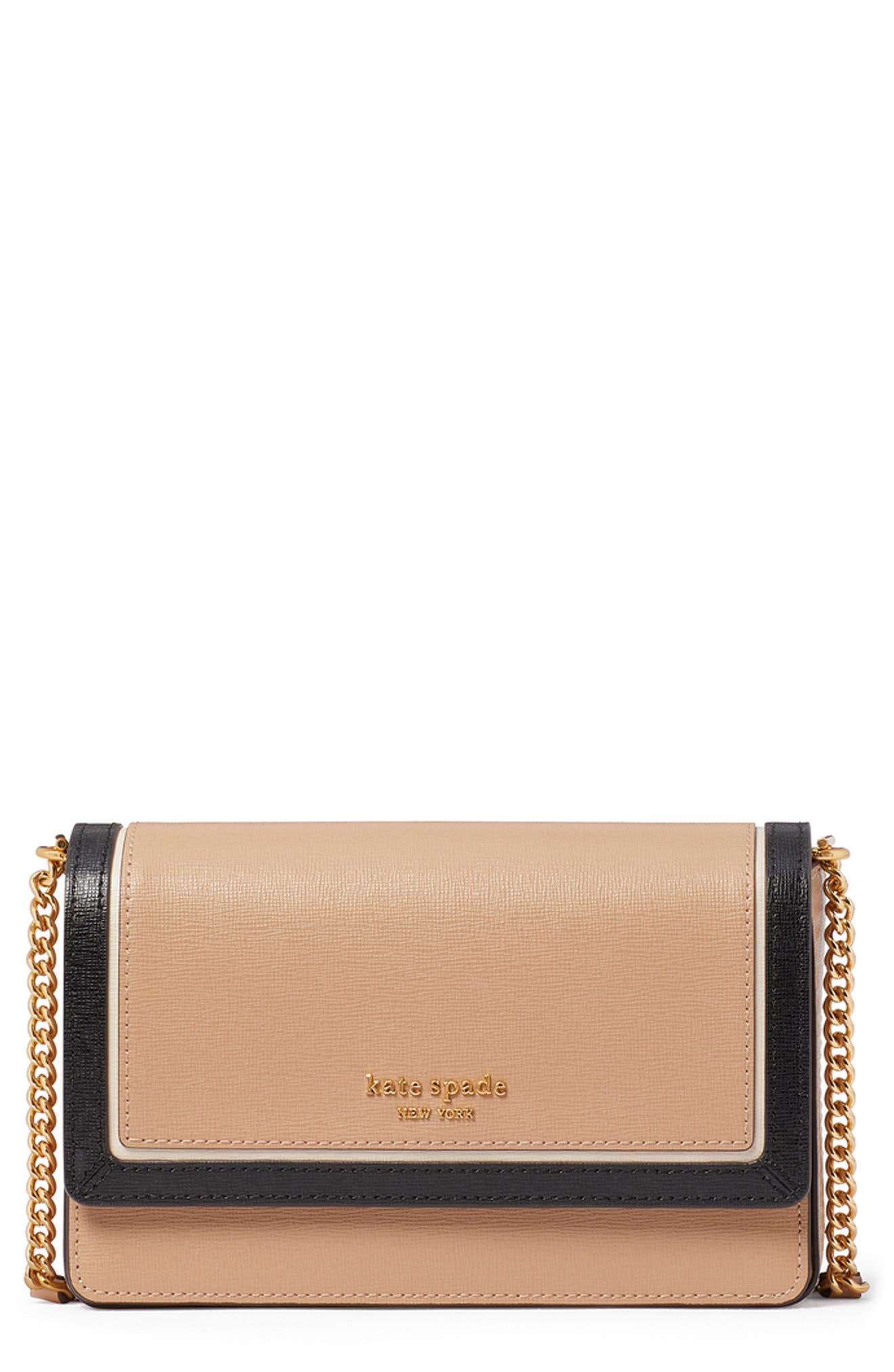 Kate Spade New York morgan colorblock saffiano leather crossbody bag, Main, color, 