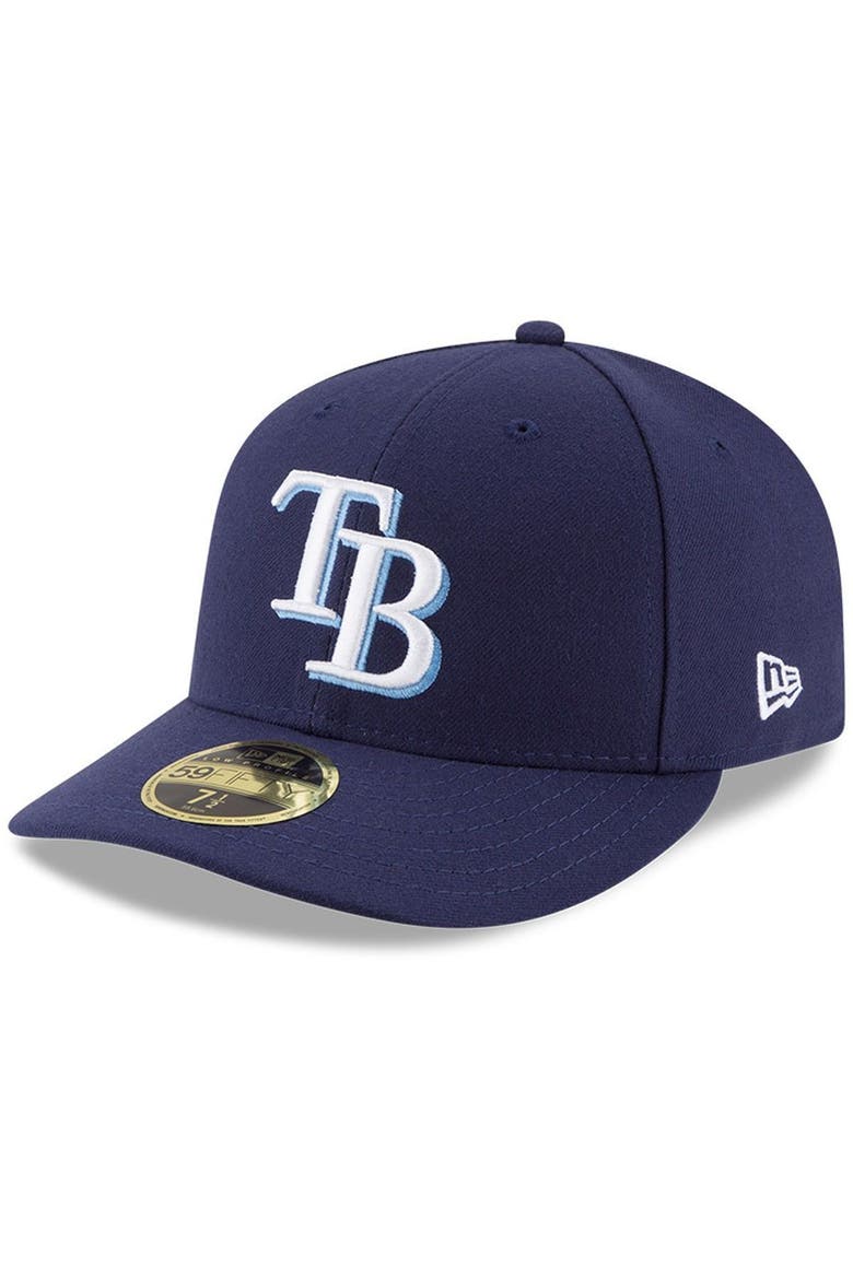 Men's New Era Navy Tampa Bay Rays Game Authentic Collection On-Field Low Profile 59FIFTY Fitted Hat, Alternate, color, NAVY