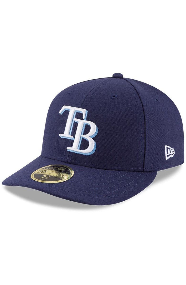 New Era Men's New Era Navy Tampa Bay Rays Game Authentic Collection On-Field Low Profile 59FIFTY Fitted Hat, Alternate, color, Navy