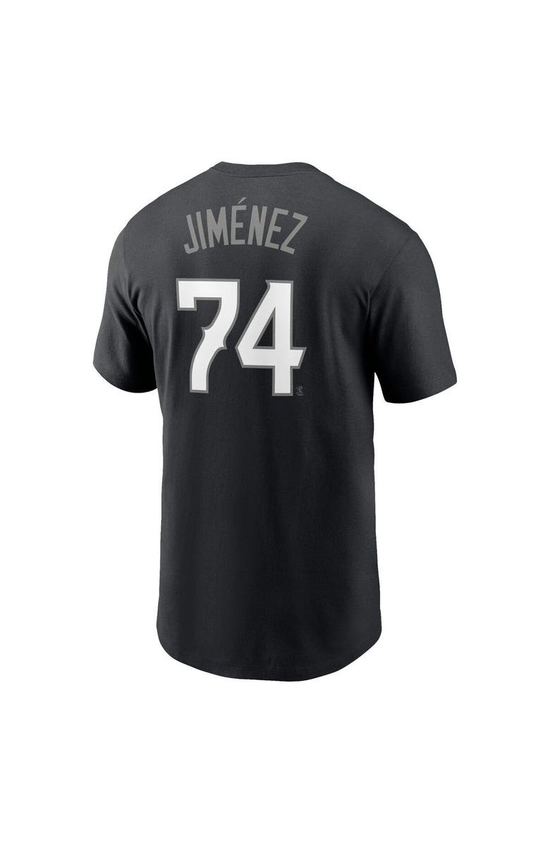 Nike Men's Nike Eloy Jimenez Black Chicago White Sox City Connect Name & Number T-Shirt, Alternate, color, 