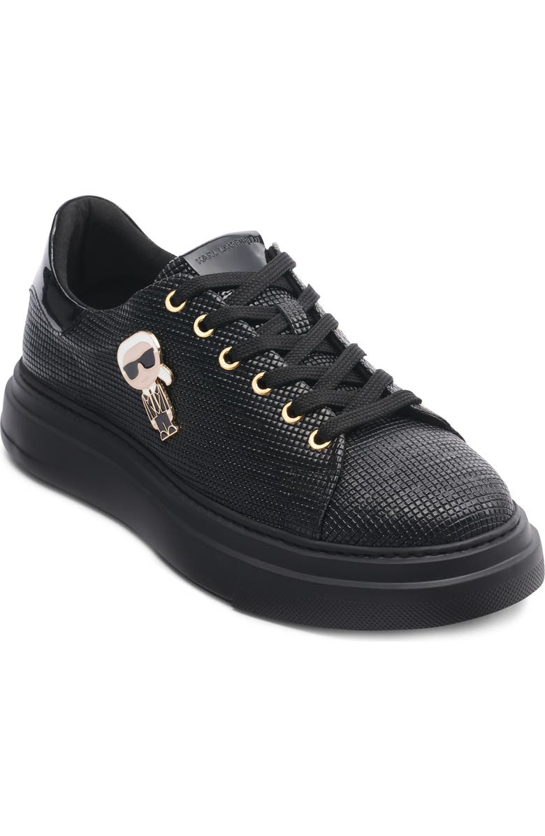 KARL LAGERFELD PARIS Pin Logo Sneaker, Main, color,