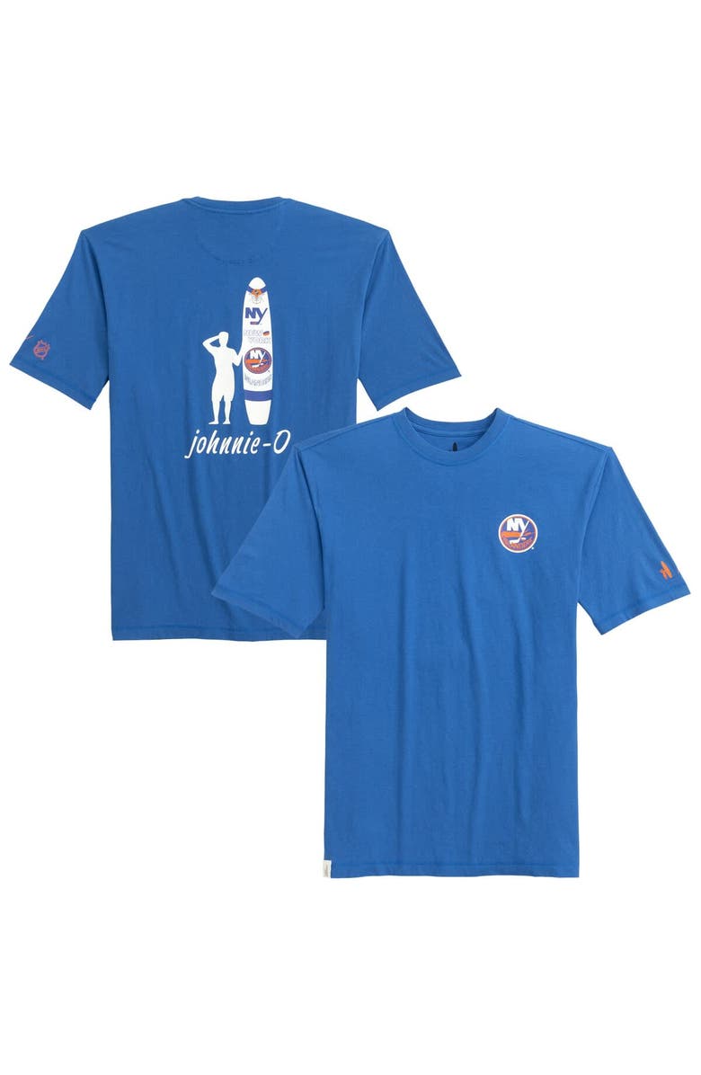 johnnie-O Men's johnnie-O Royal New York Islanders Heathered Spencer T-Shirt, Main, color, Royal