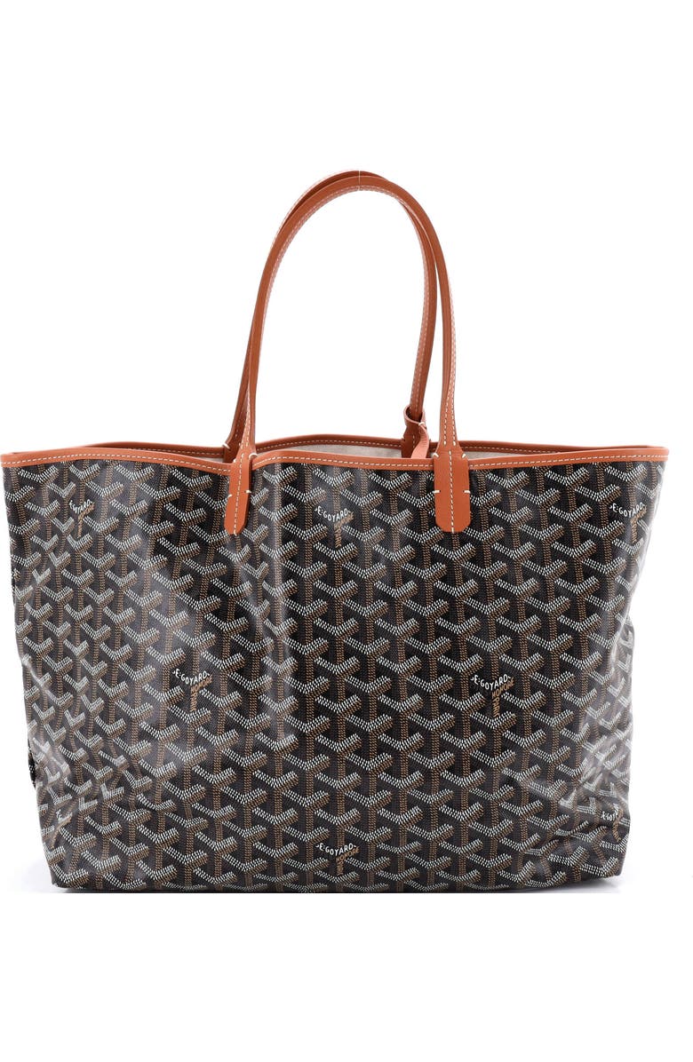 Pre-Owned Goyard Saint Louis Tote Coated Canvas PM, Main, color, Brown