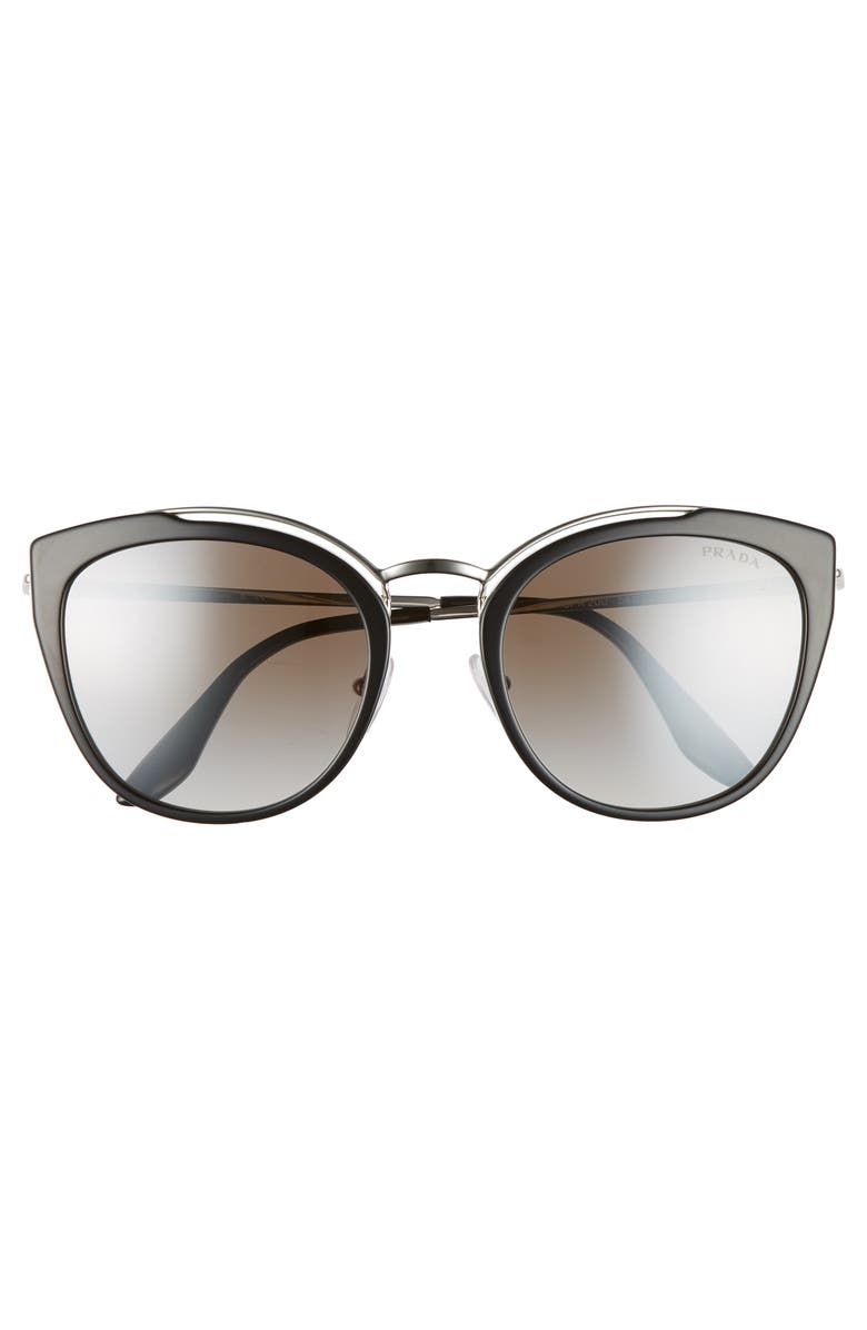 Prada 54mm Gradient Cat Eye Sunglasses, Main, color, 