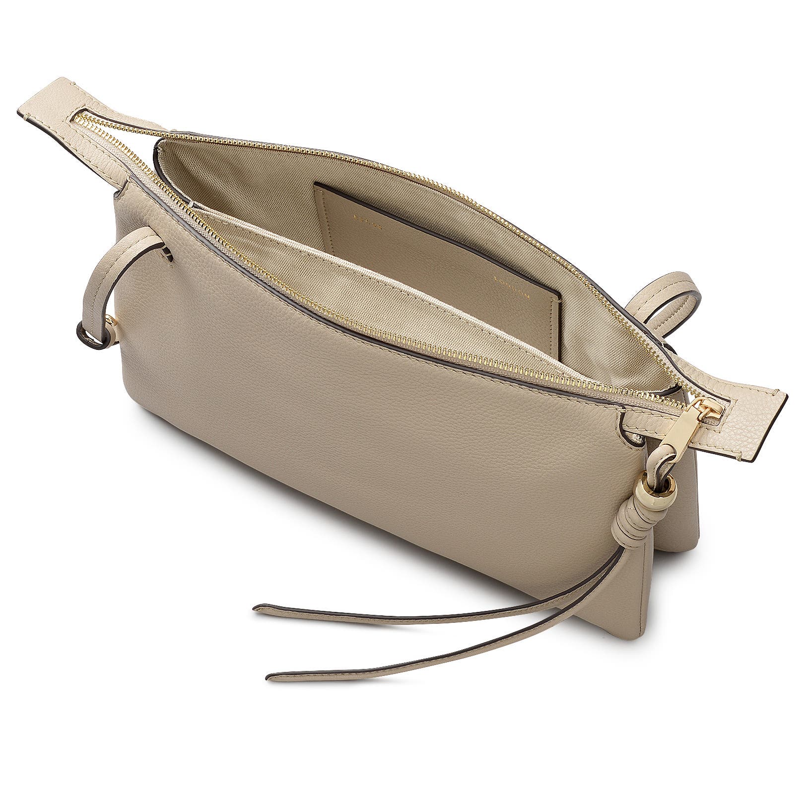 The Romilly Medium Ziptop Crossbody Bag, Alternate, color, Porcini