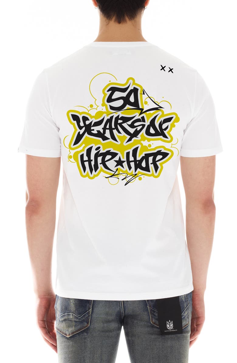 Cult of Individuality Hip-Hop 50th Anniversary Cotton Graphic T-Shirt, Alternate, color, 