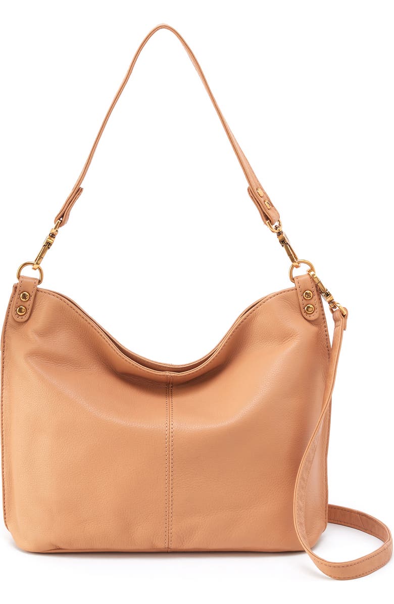 HOBO Pier Leather Tote, Main, color, Sandstorm