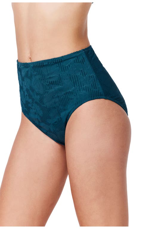 Gottex Jolene Textured High Waist Swim Bottom In Multi