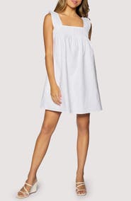 Lost + Wander Cabrera Mist Babydoll Minidress