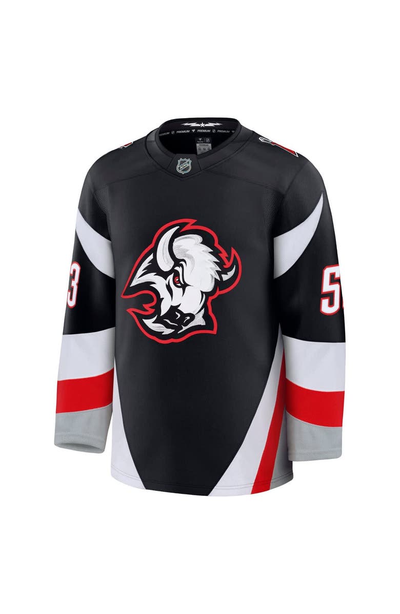 FANATICS Men's Fanatics Jeff Skinner Black Buffalo Sabres Alternate Premium Jersey, Alternate, color,