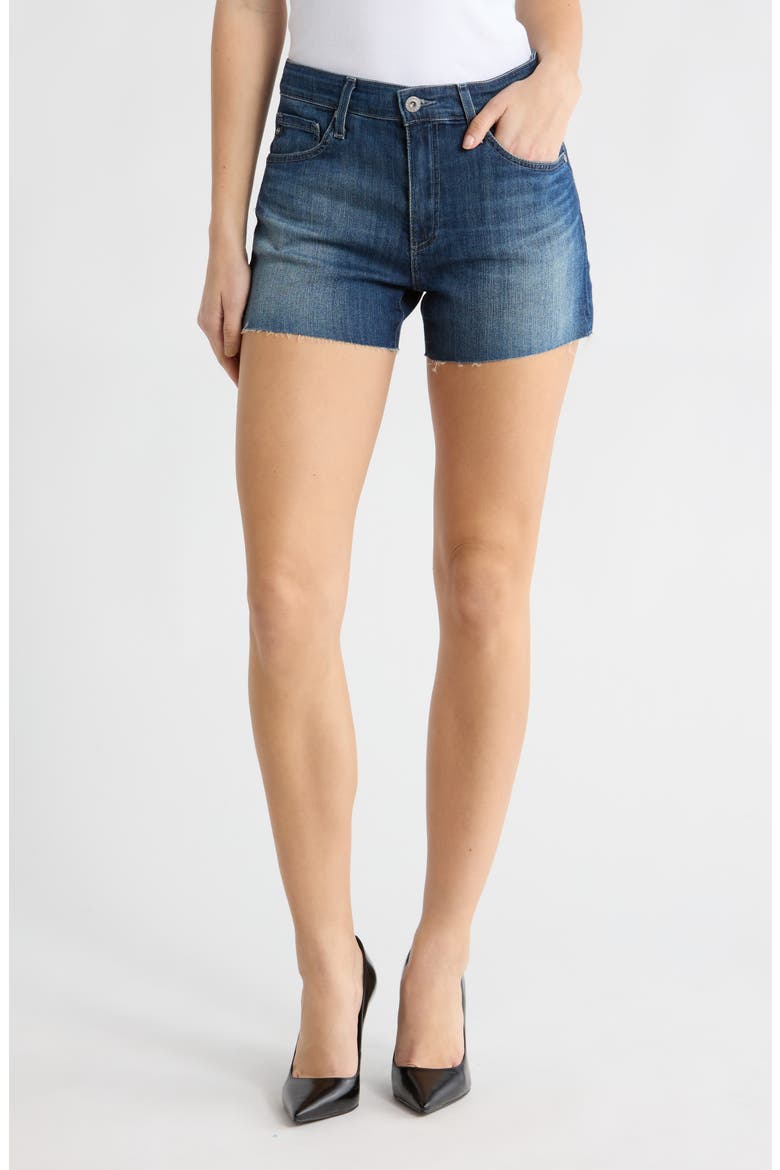 Hailey Cutoff Ex-Boyfriend Denim Shorts, Main, color, INLET