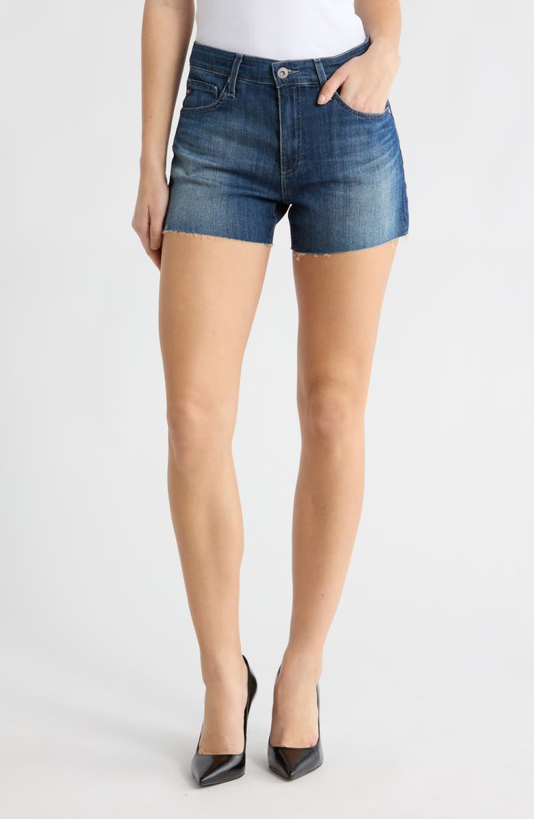 AG Hailey Cutoff Ex-Boyfriend Denim Shorts, Main, color, Inlet