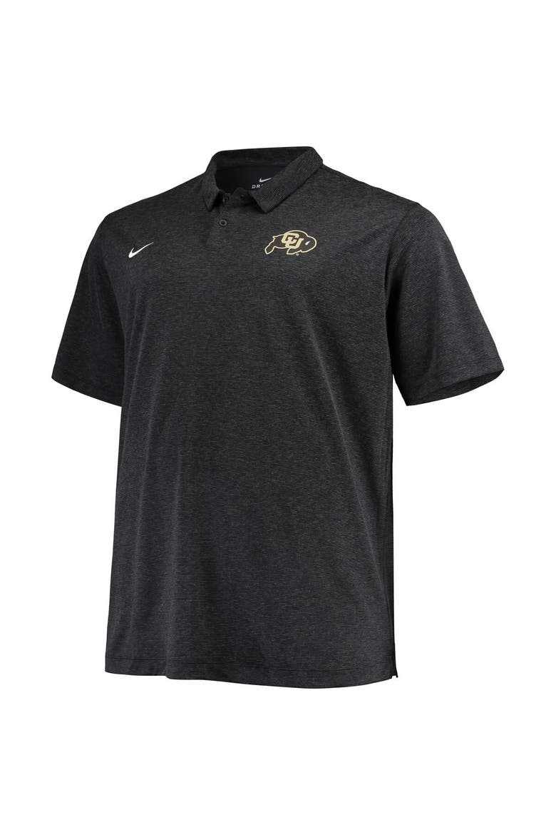 Men's Nike Heathered Black Colorado Buffaloes Big & Tall Performance Polo, Alternate, color, Black