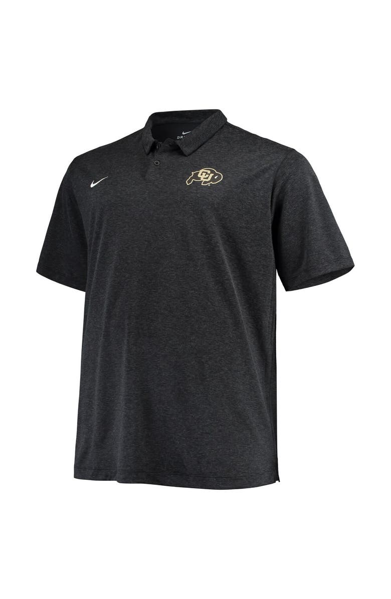 Nike Men's Nike Heathered Black Colorado Buffaloes Big & Tall Performance Polo, Alternate, color, Black