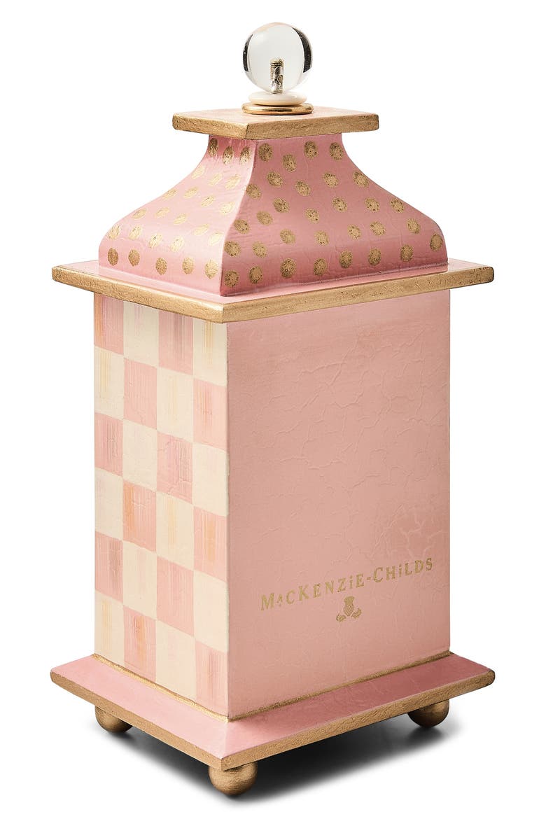 Rosy Check Wood Desk Clock, Alternate, color, ROSY