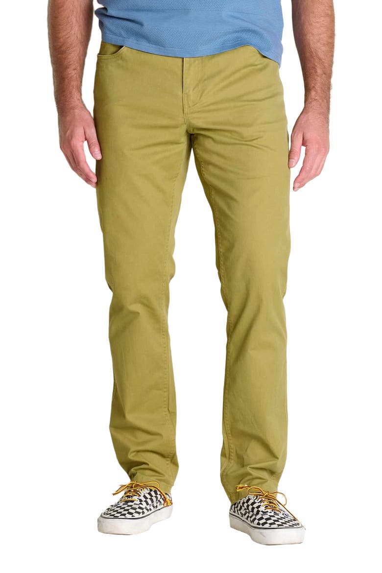Mission Ridge 5 Pocket Lean Pant, Main, color, Green Moss Vintage Wash