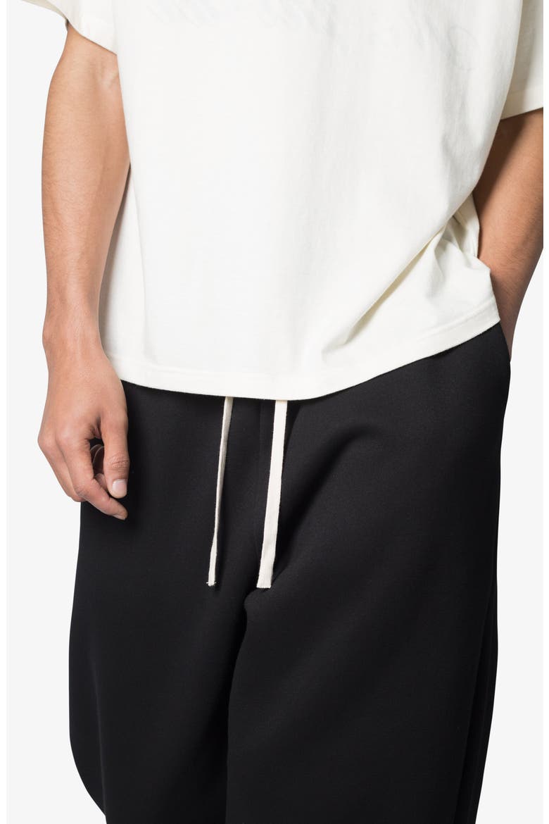 Washed Cotton Ultra Baggy Sweatpants, Alternate, color, BLACK