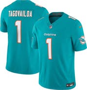 Nike Men's Nike Tua Tagovailoa Aqua Miami Dolphins Vapor F.U.S.E. Limited Jersey