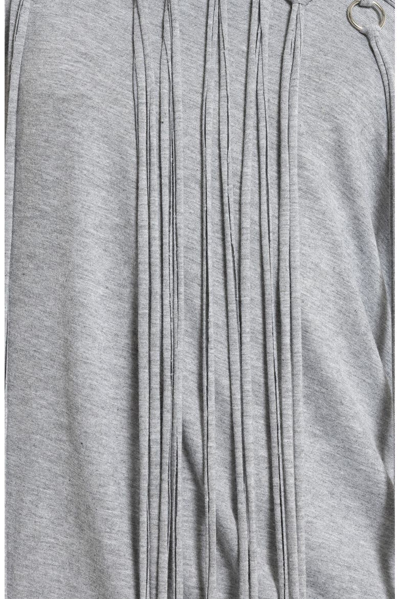 Ophidian Fringe Jersey Minidress, Alternate, color, STONE