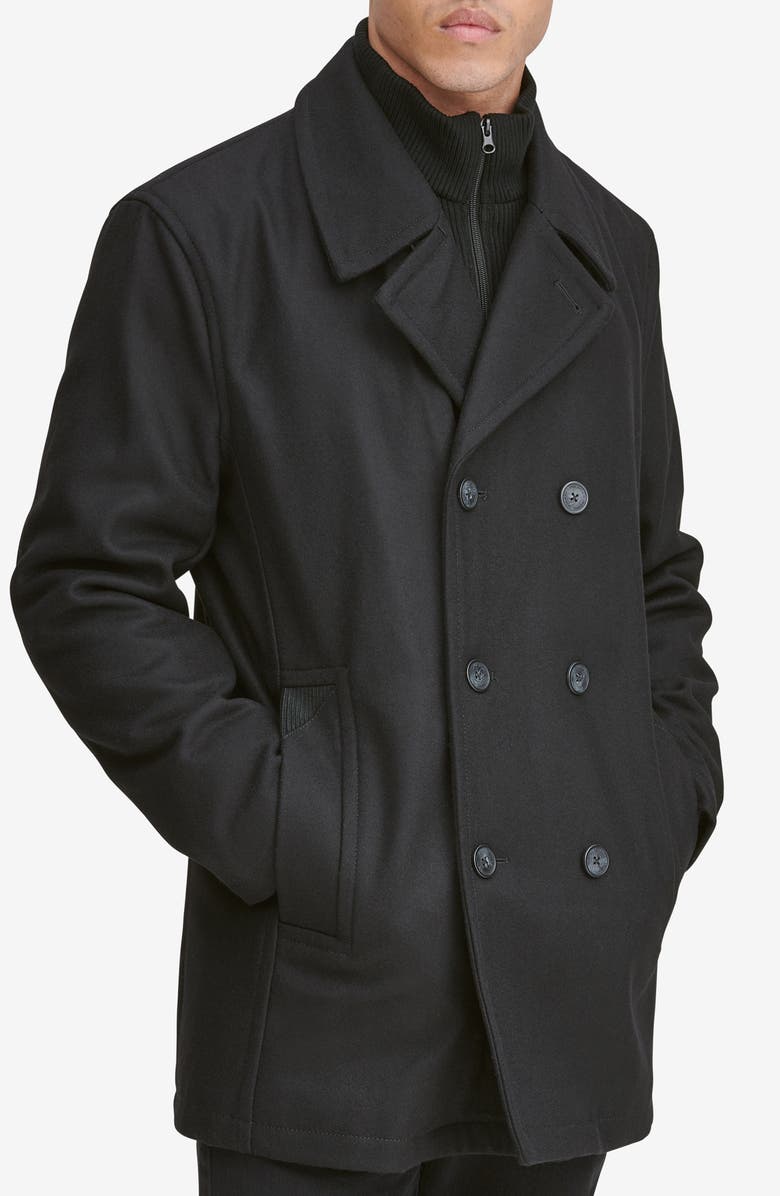 Marc New York Burnett Wool Blend Peacoat, Alternate, color,