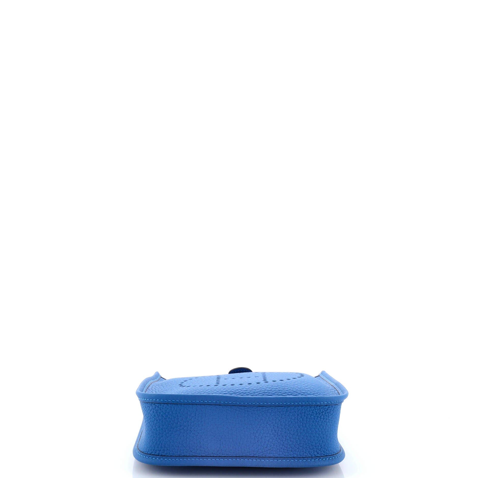 Pre-Owned Hermes Evelyne Bag Gen III Clemence TPM, Alternate, color, Mykonos