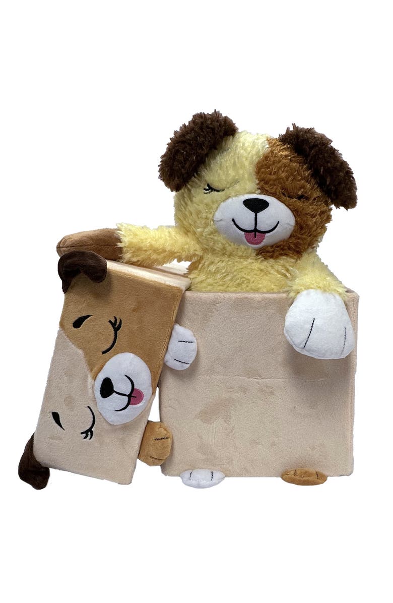 Happy Nappers Adorable Storables Dog Tan & Brown 8 Inches, Ages 1+, Alternate, color, Multicolored