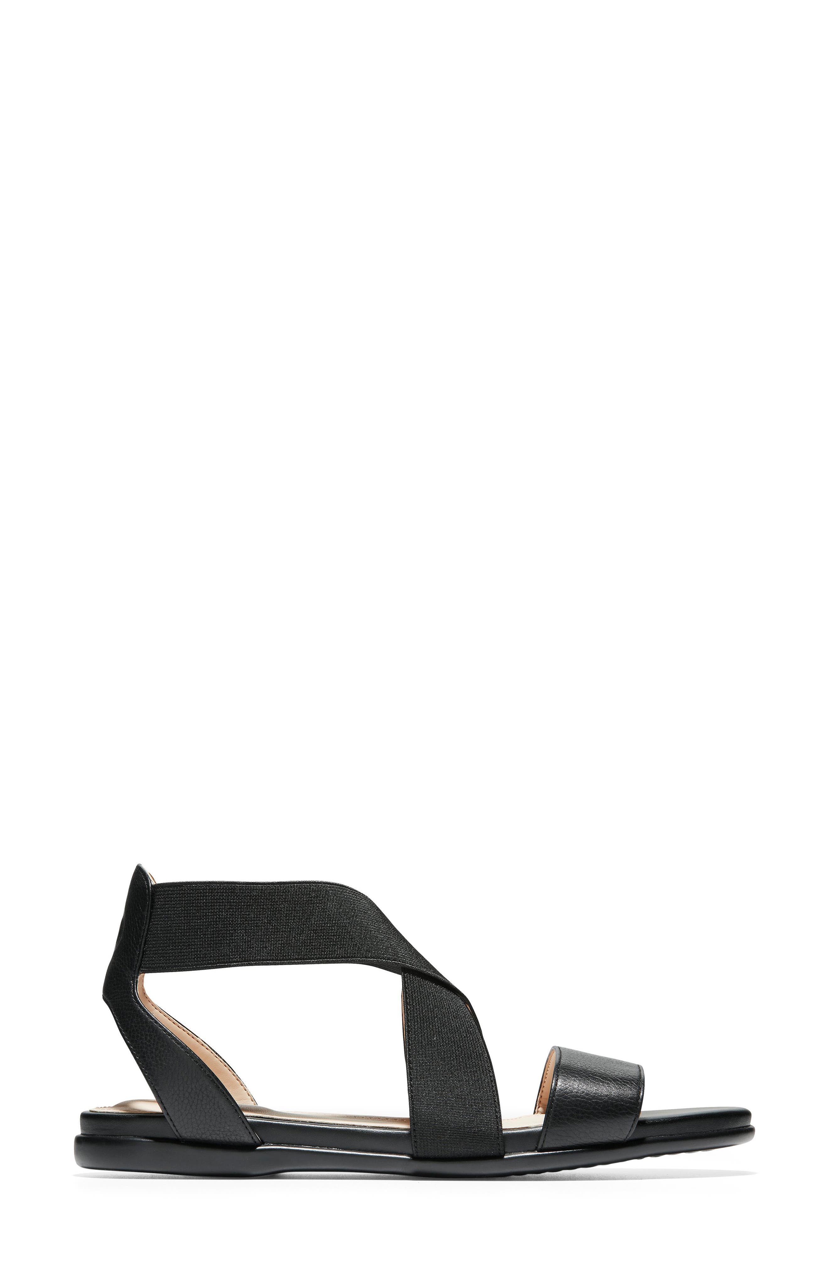 Grand Ambition Sandal, Alternate, color, BLACK LEATHER