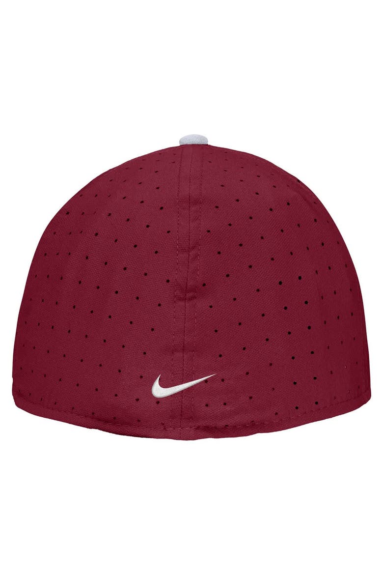 Men's Nike Crimson Washington State Cougars 2025 On-Field True Performance Baseball Fitted Hat, Alternate, color, Crimson
