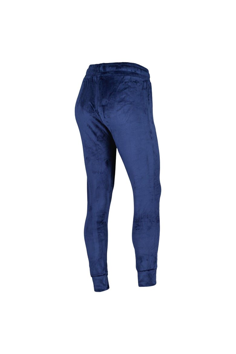 Women's Concepts Sport Navy Seattle Sounders FC Intermission Velour Cuffed Pants, Alternate, color, Navy