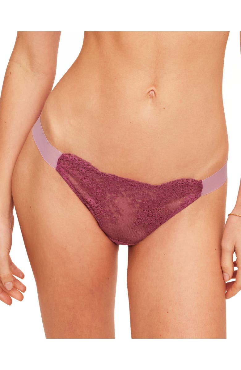 Adore Me Olisa Bikini Panties, Main, color, Dark Pink