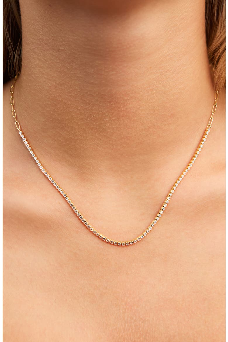 Dani Chain Necklace, Alternate, color, GOLD