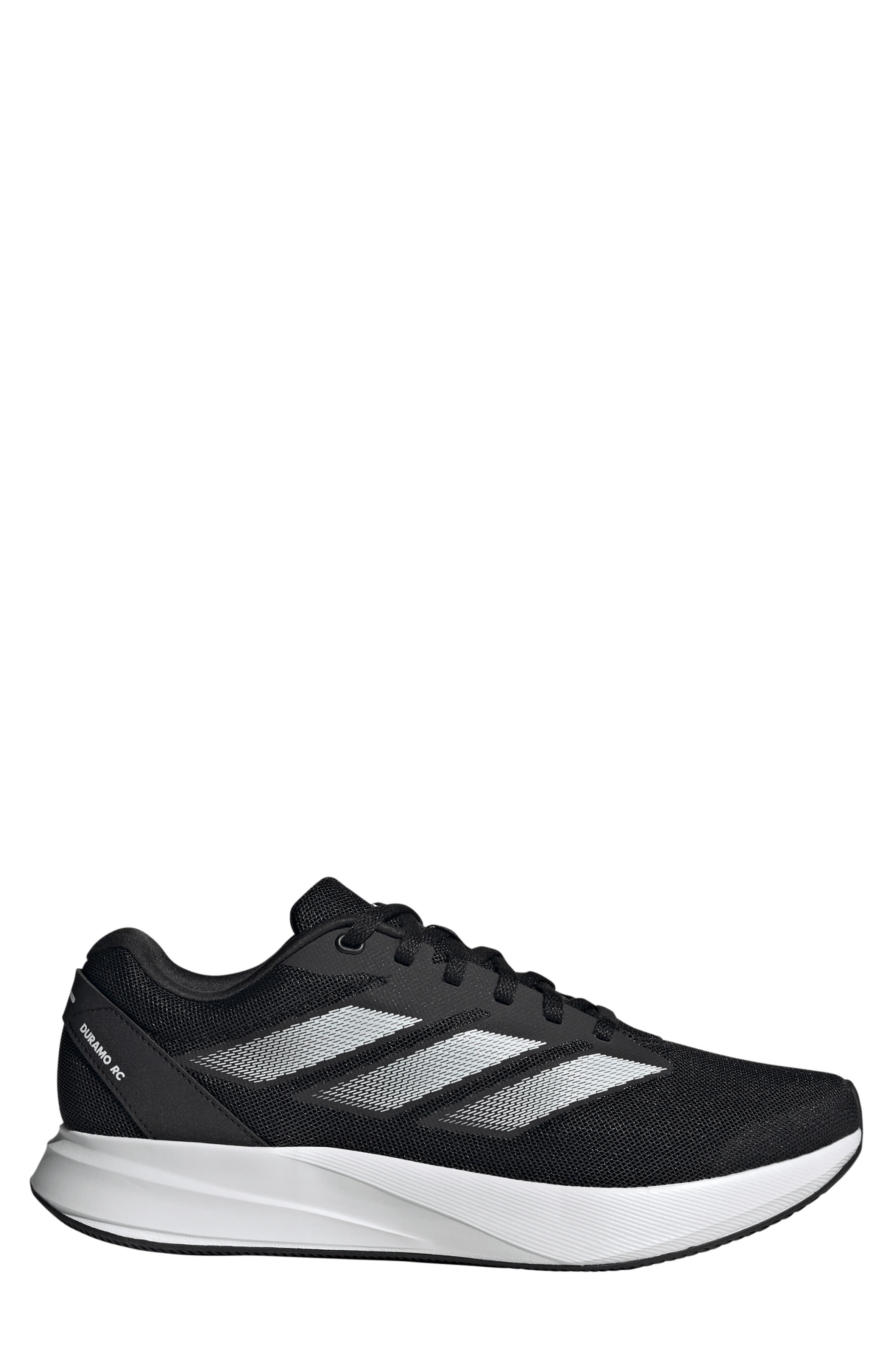 adidas Duramo RC Shoe, Alternate, color, Black/ White/ Black