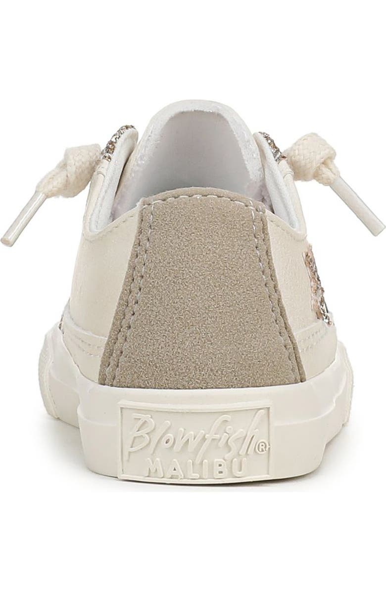 Blowfish Malibu Kids' Pebble 3-K Faux Leather Sneaker, Alternate, color, Cream Gold